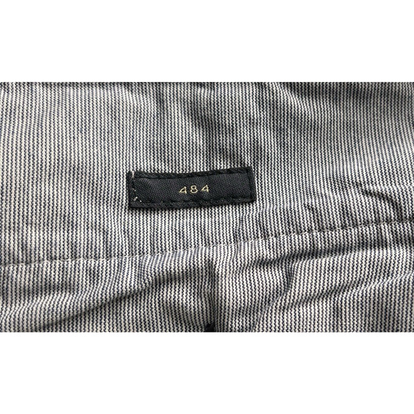 J Crew 484 Stretch Pants Men 34 (34x31) Chino Preppy Blue Chambray Office Casual - Picture 5 of 10